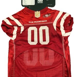 San Francisco 49ers Mesh Pet Jersey NFL Officially Licensed Size Medium
